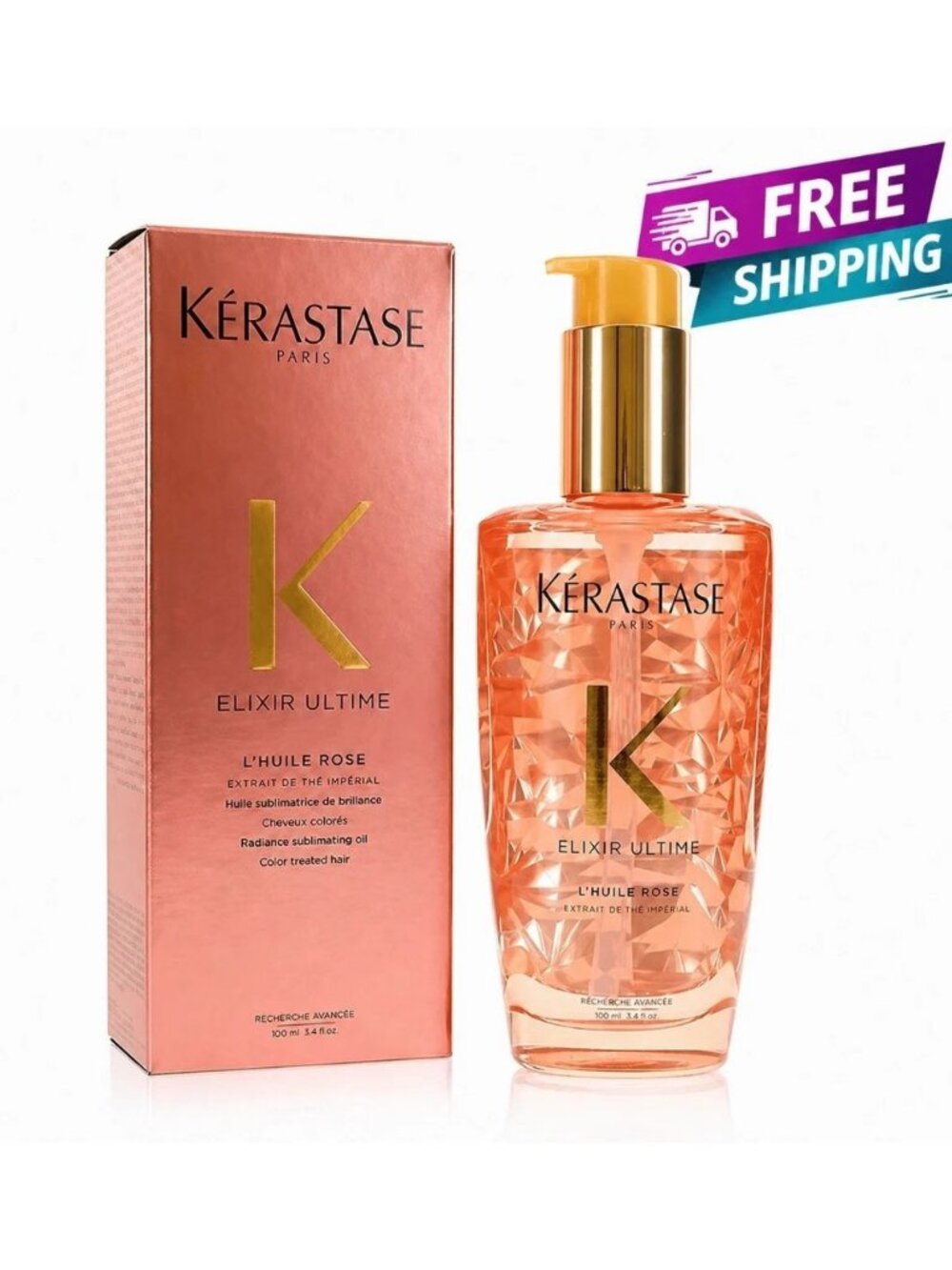 Kerastase Elixir Ultime L'HUILE ROSE The Imperial Oil 3.4oz/100ml